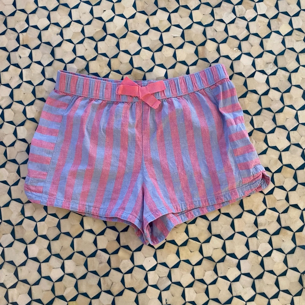 Vineyard Vines Pink and Blue Striped Shorts size S(7/8) girl